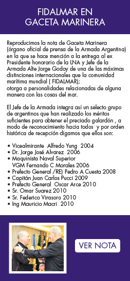 Fidalmar en Gaceta Marinera